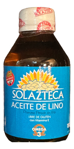 Aceite De Lino Sol Azteca X 150 Cc Sin Tacc - Fw