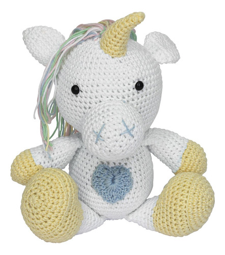 Unicórnio Amigurumi Crochê Quarto Bebê Infantil Menina