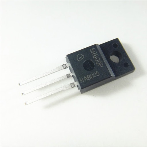 Transistor Mosfet 6r600p Ipa60r600cp 600v 6a