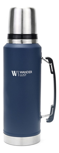 Termo Wanderlust 35196 De Acero Inoxidable 1.3l Azultermo Wanderlust