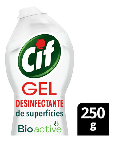 Limpiador Desinfectante De Superficies Cif Gel Original 250g