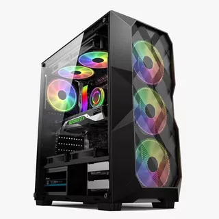 Gabinete Gamer Mid Tower | Vidro Temperado C/ 3 Fans I Rgb