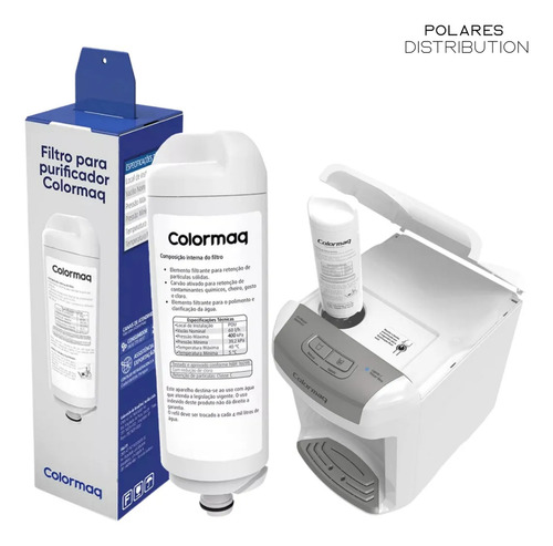 Filtro Refil Para Purificador Colormaq Eletrônico Polares