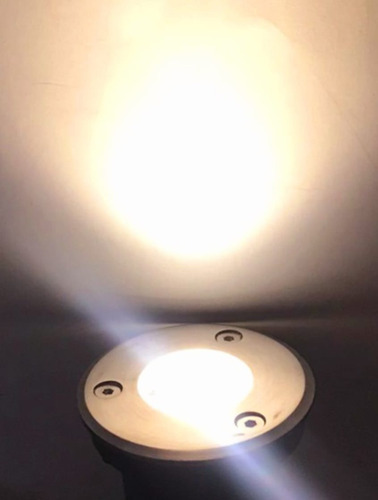 6 Luminarias Empotrable De Piso Led De 5w=50watts Luz Calida