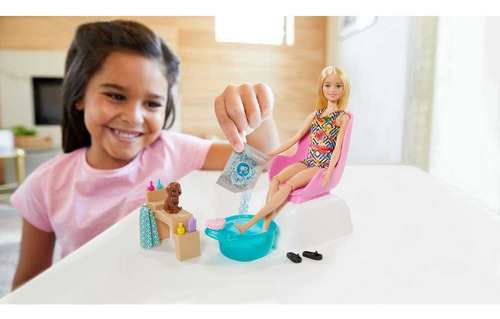 Barbie Salón De Belleza Manicura Y Pedicura