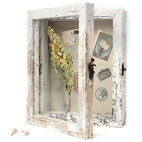 Shadow Box Frame, 8x10 Memory Box Picture Frame, Displa...