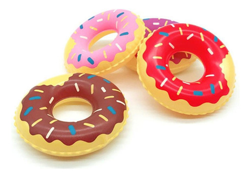 4x Juguetes De Baño Anillos De Natación Patrón De Donas
