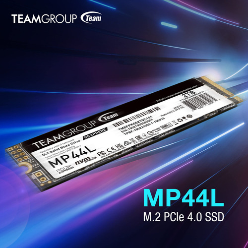 Teamgroup Mp44l 2tb Slc Cache Nvme 1.4 Pcie Gen 4x4 M.2 2280 Ssd Para Portátil Y Computadora (r/w De Velocidad De Hasta 4.800/4.400mb/s) Tm8fpk002t0c101