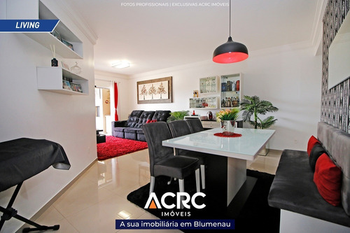 Acrc Imóveis - Apartamento Semi Mobiliado De Alto Padrão Para Venda No Bairro Ponta Aguda - Ap03195 - 34786997