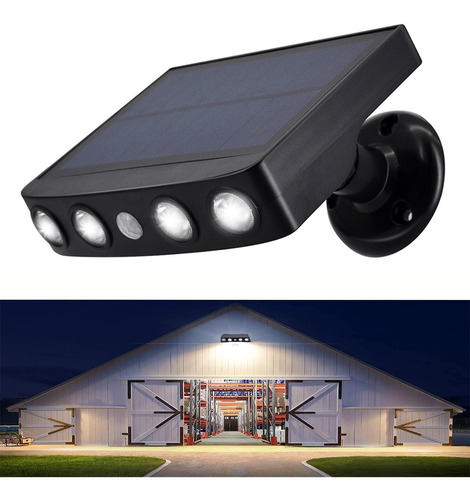 Foco Camara De Seguridad Solar Falsa Sensor Luz Led