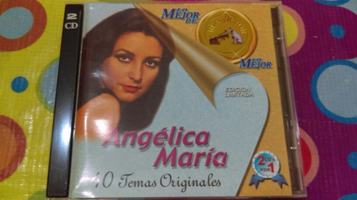 Angelica Maria Cd 40 Temas Originales 2cd R