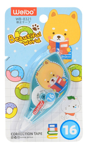 3 Correctores Cinta Kawaii Tinta Boligrafo Cinta Correctora
