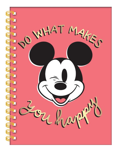 Cuaderno Mooving 16x21 Tapa Dura X 80 Hjs Mickey Mouse Color Diseño 1