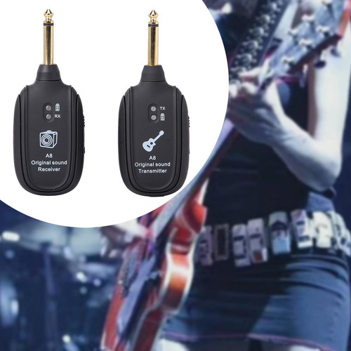 Receptor Transmisor De Audio, Plug And Play, De Guitarra