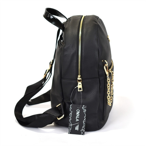 Mochila Las Oreiro Eco Cuero Mujer Original Bolsillo Corazon