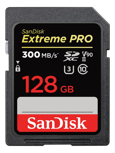 Tarjeta De Memoria Sandisk Extreme Pro 128gb Métricas Uhs-