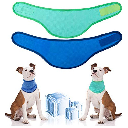 Dog Cooling Bandana Ice Pet Cooling Collar For Hot Summ...