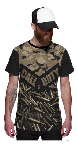 Imagem 1 de 5 de Camiseta Call Of Duty Munição Estilo Camuflagem