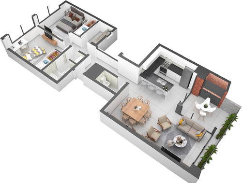 Venta Departamento 3 Ambientes Con Guarda Auto En Tandil