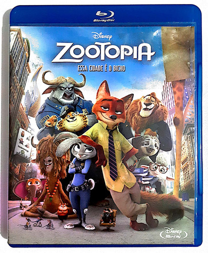 Blu-ray Zootopia Disney Animação 1 Disco Widescreen. (Usado)