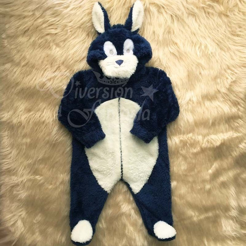 Imagen 2 de 2 de Enterito Peluche Kigurumi Conejo Para Bebe