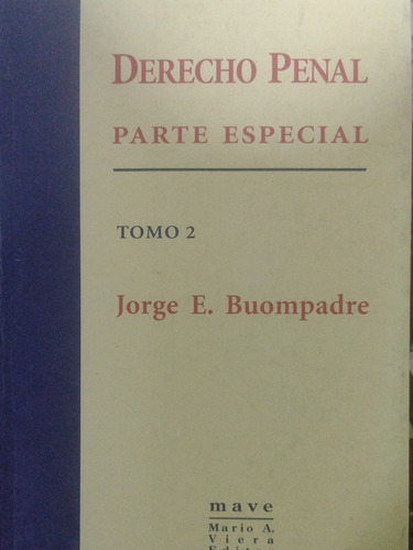 Curso De Derecho Penal Pte Especial - Buompadre Dyf