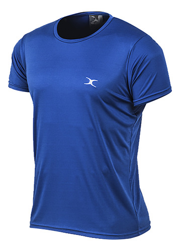 Remera Rugby Gilbert Pro Tech Azul Solo Deportes