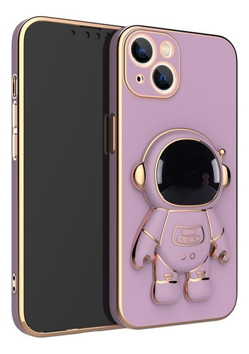 Funda Con Soporte Astronauta 3d Para Samsung Note 20 Violeta