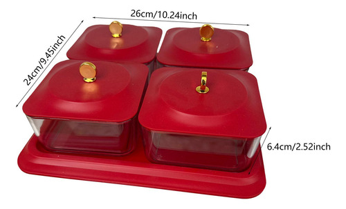 Bandeja De Servir Dividida, Bandeja De Frutas Secas, Mesa De
