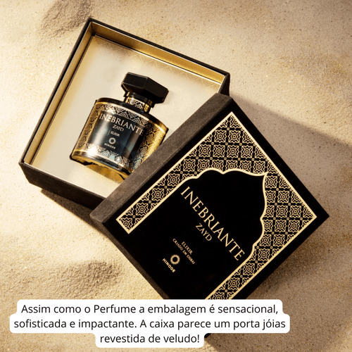 Inebriante Zayd Elixir Parfum 100ml Perfume Árabe Inebriante Hinode- Original- Promoção- Perfume Árabe Masculino