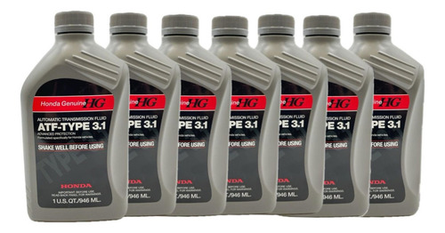 7 Pack Atf Type 3.1 9vel Honda Transmision Aut Pilot 19-22