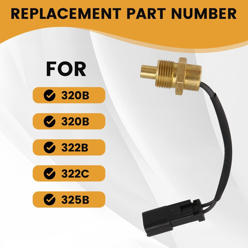 W Sensor De Temperatura 125-4812 1254812 Para Excavadora
