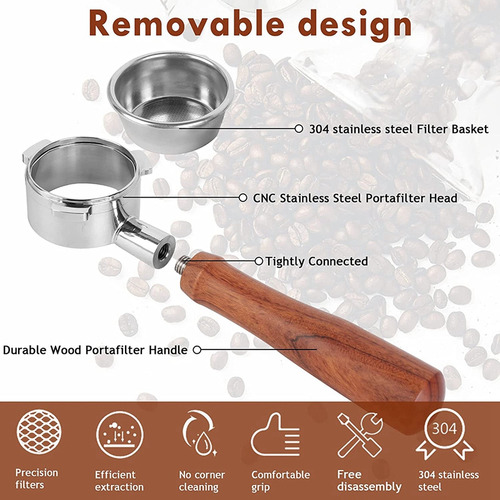 Bottomless Portafilter 54mm Para A Série Barista E Espresso