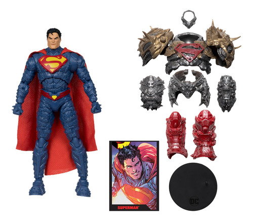Boneco De Ação Mcfarlane Toys Dc Direct Superman 7 Com Quadr