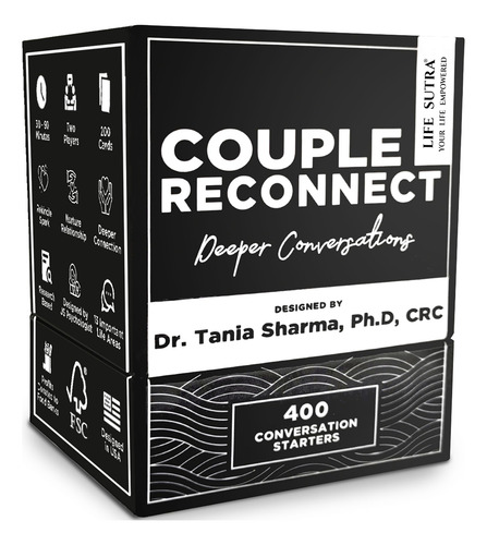 Jogo De Cartas De Conversação Life Sutra Couple Reconnect 40