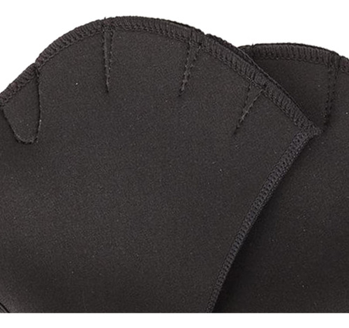 2 Guantes De Natación De Entrenamiento De Ajuste Negro L