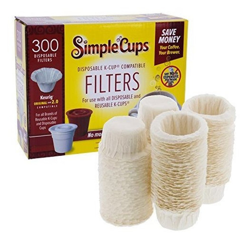 Filtros Desechables Para Uso En Keurig Brewers - 300 Filtros