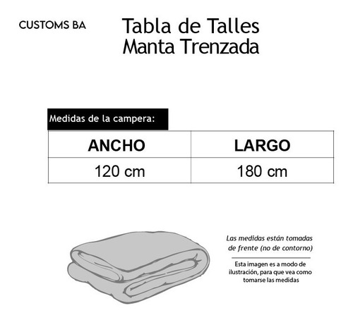 Manta Algodon Hombre
