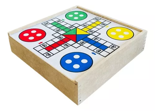 Jogo 5 Em 1 Tabuleiro Xadrez Dama Trilha Ludo Jogo Da Velha