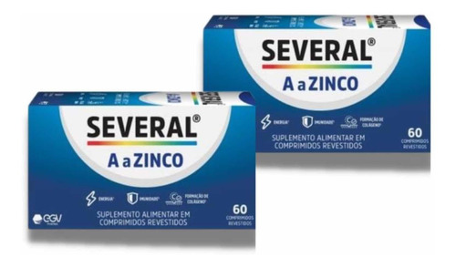 2x Polivitaminico Several 60 Cápsulas - Envio Imediato