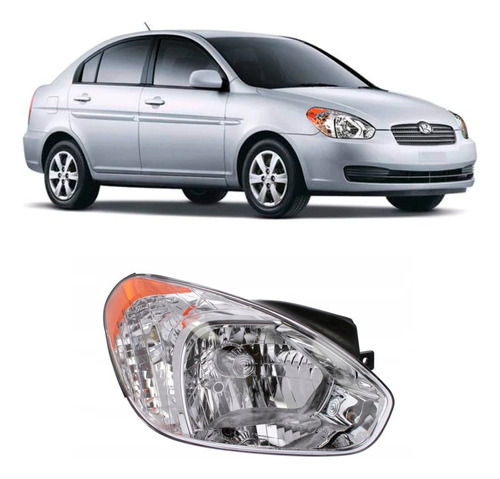 Optico Derecho Hyundai Accent 2009 2010