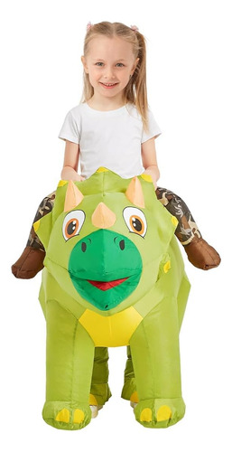 Goosh Disfraz De Dinosaurio Inflable Disfraz De Triceratops