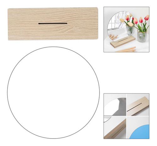 3 Decorativo Irregular Acrílico Maquillaje Estético Espejo