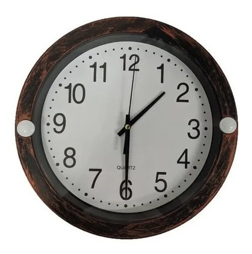 Reloj De Pared Cuarzo 26cm Colores Excelente Calidad 