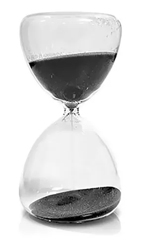 Reloj Arena Vidrio Moderno Objeto Decorativo Chico Regalo