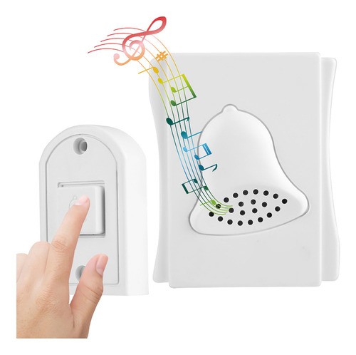 Para Timbre De Puerta Alámbrico Para Casa, Oficina /