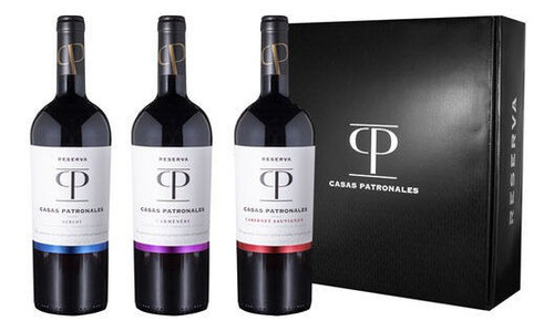 Estuche Vino Casas Patronales Reserva 3x750ml