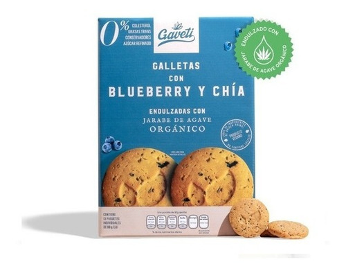 Gaveti Galletas De Blueberry Chia & Jarabe De Agave 780g 