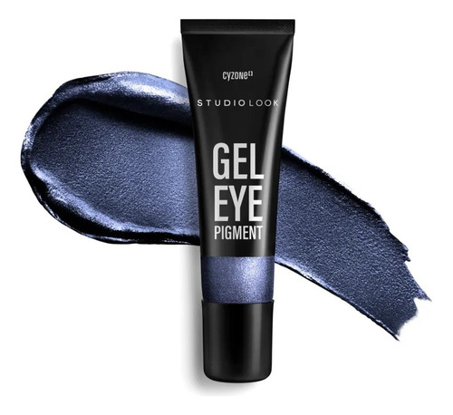 Sombras En Gel Studio Look Gel Eye Pigment Shimmer Grey Shimmer