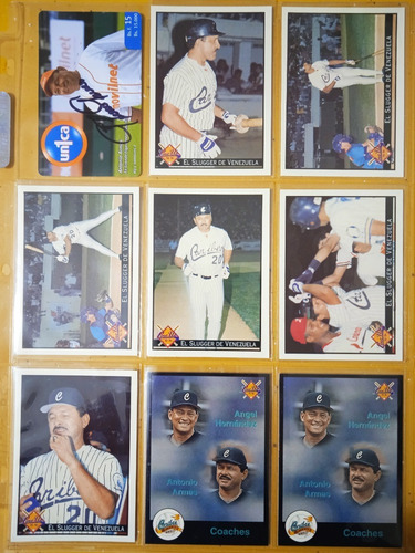 Set 23 Barajitas Beisbol Antonio Armas Leones Del Caracas